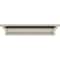 Ekena Millwork 132" Bottom Width x 136 3/8" Top Width x 5"H x 1 7/8"P Stratford Crosshead CRH05X132ST - alternate 3